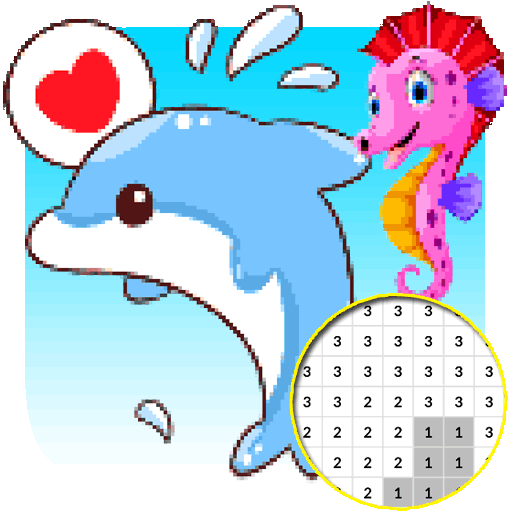 Sea Animals Color By Number