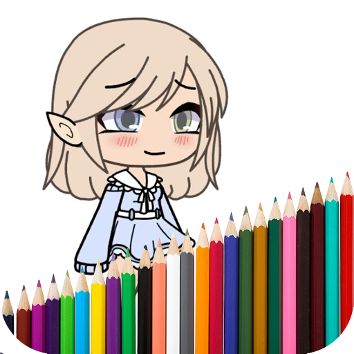 Gacha Chibi Coloring Book