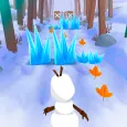 Snowman Rush: Frozen run