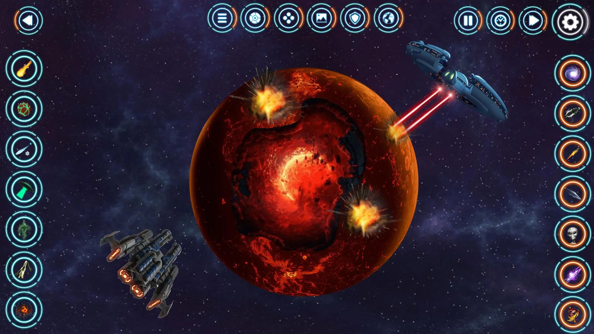 Download Solar System Destroy: io Games android on PC