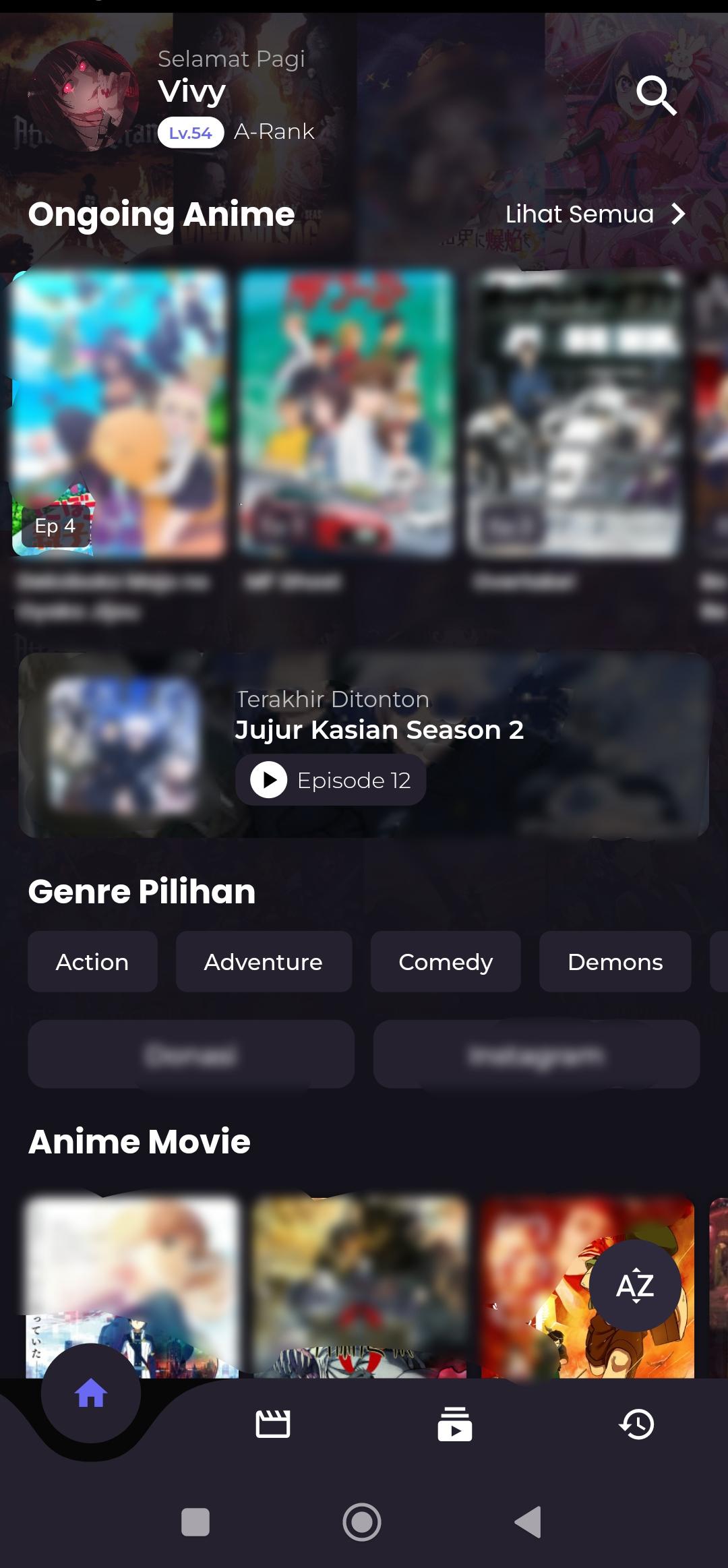 Download AnimeLovers V2 - Nonton Anime on PC with MEmu