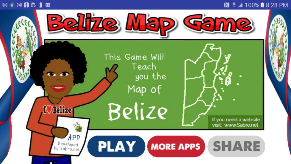 Download Belize Map Puzzle Game android on PC