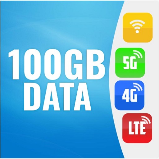 100 GB Data Internet 3G 4G 5G