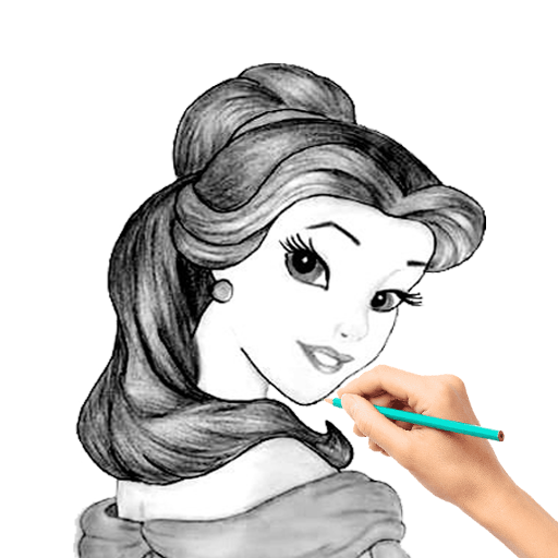 How to draw princess