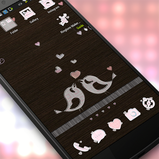 Cute Love Birds Theme Icon Pac