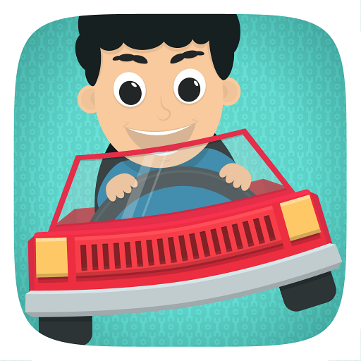 为幼儿、男婴和学龄前儿童驾驶玩具车儿童游戏