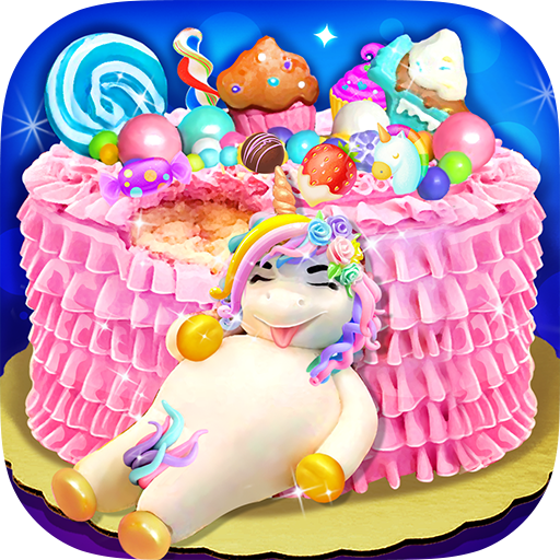 Fat Unicorn Cake