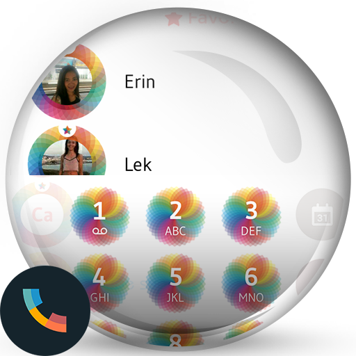 Theme Dialer Spectrum Flower