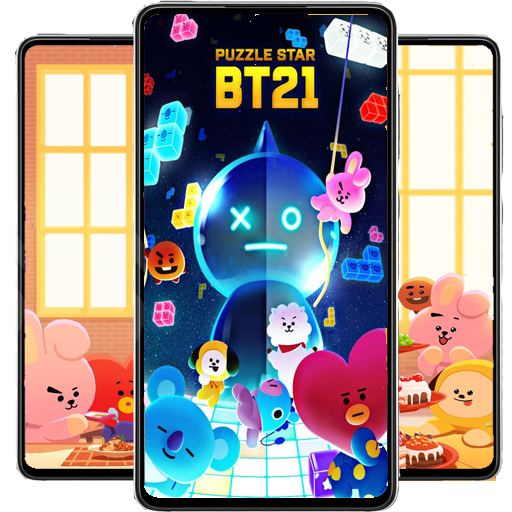 Papel de parede BT21 para BTS