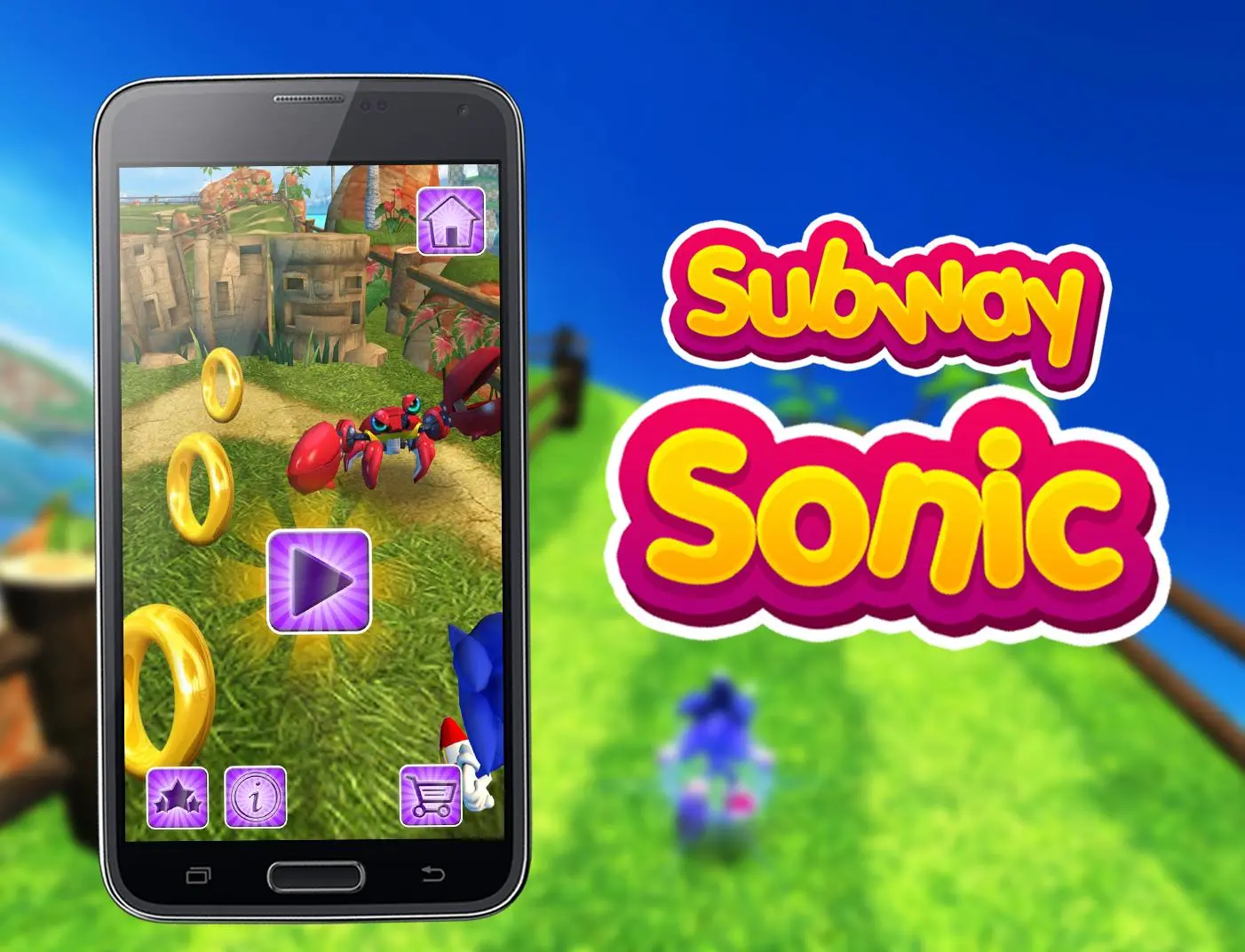 Download Subway Sonic Super Run android on PC