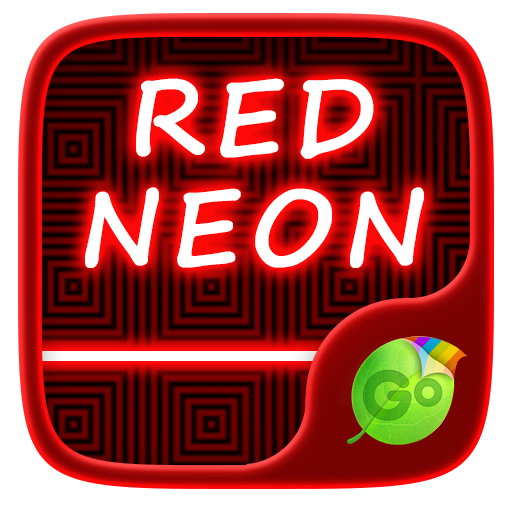 Red Neon GO Keyboard Theme