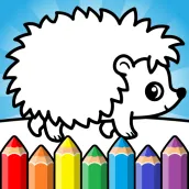 Easy coloring book for kids