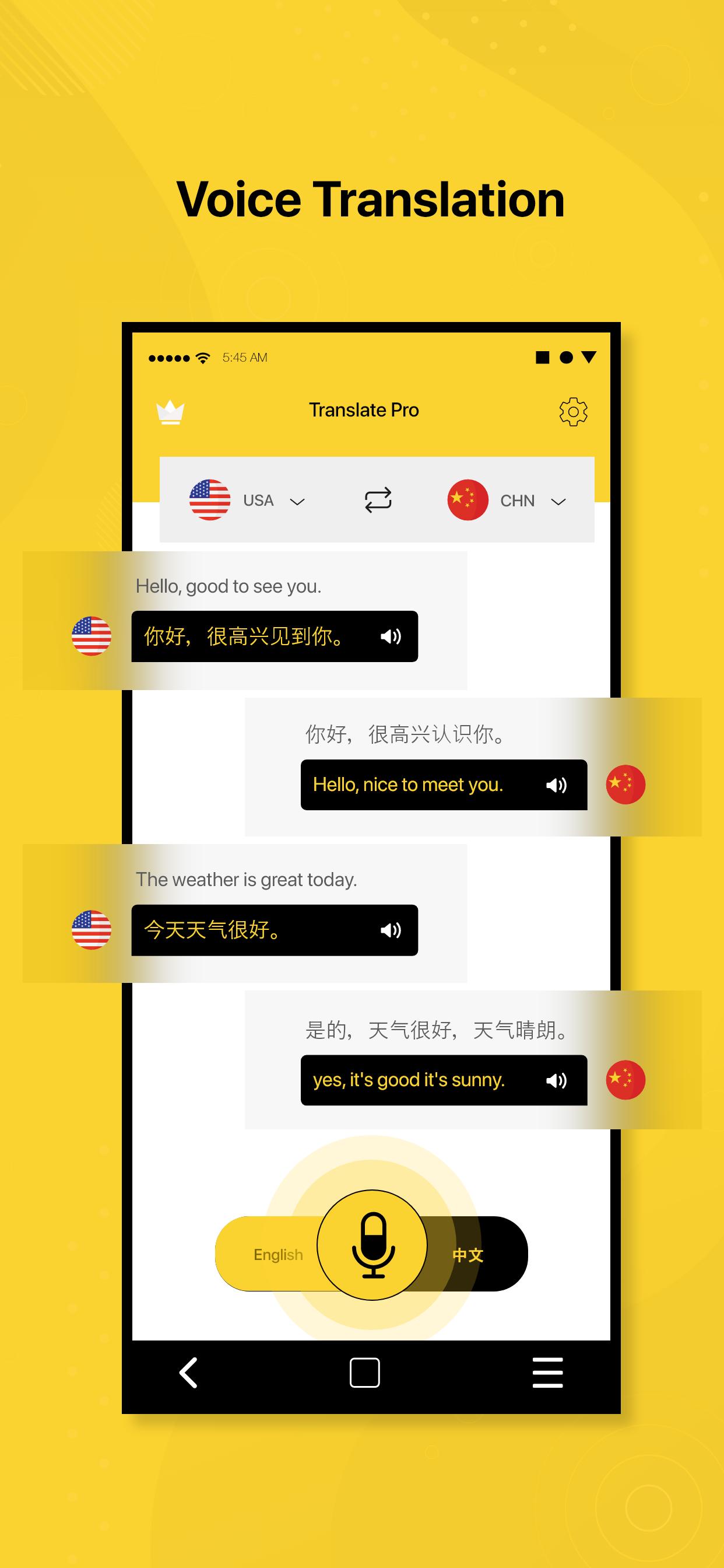 Download Voice Translator&Translate Pro android on PC