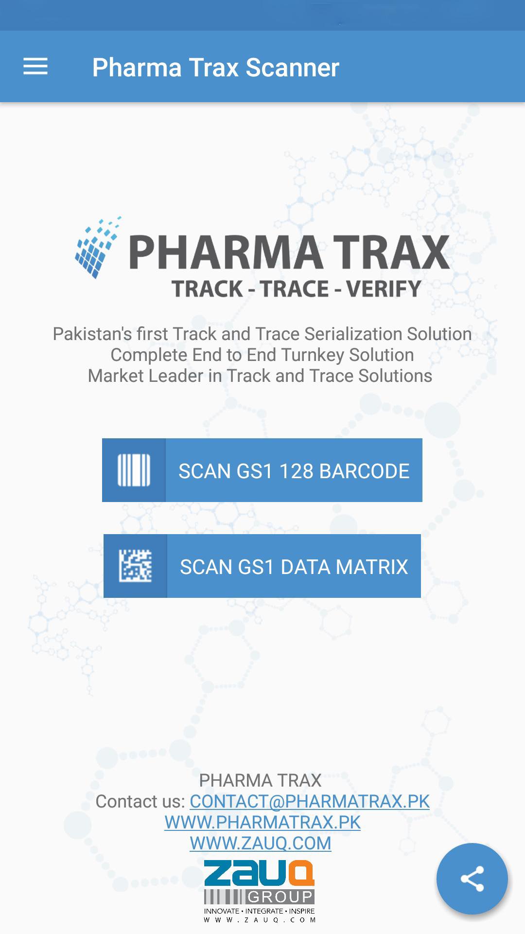 Download PHARMA TRAX SCANNER android on PC