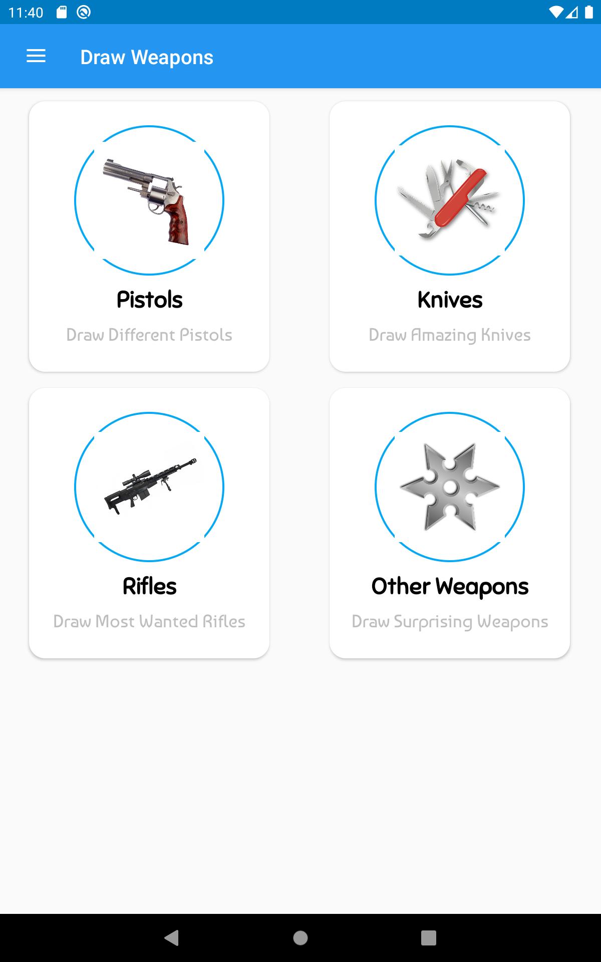 Download How To Draw Weapons 2023 android on PC