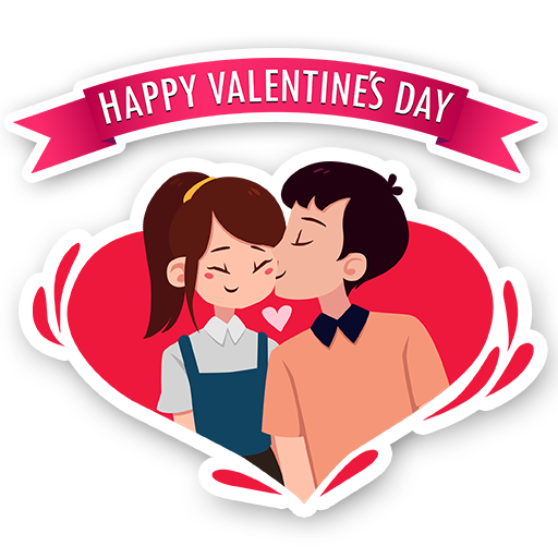 Valentine's Day Stickers 2024