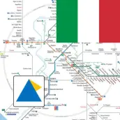 ROME METRO TRAM BUS MAP