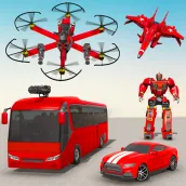 US Drone Bus Robot Transform