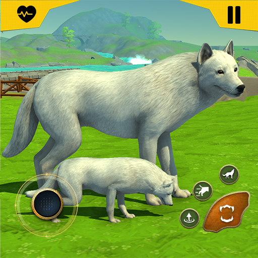 Wild Wolf Sim: Animal Games 3D