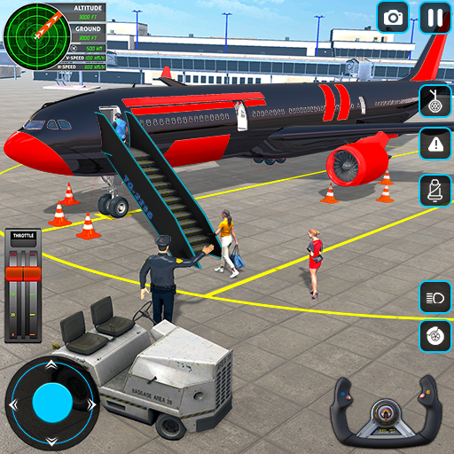 Pesawat Terbang Sim Pilot Game