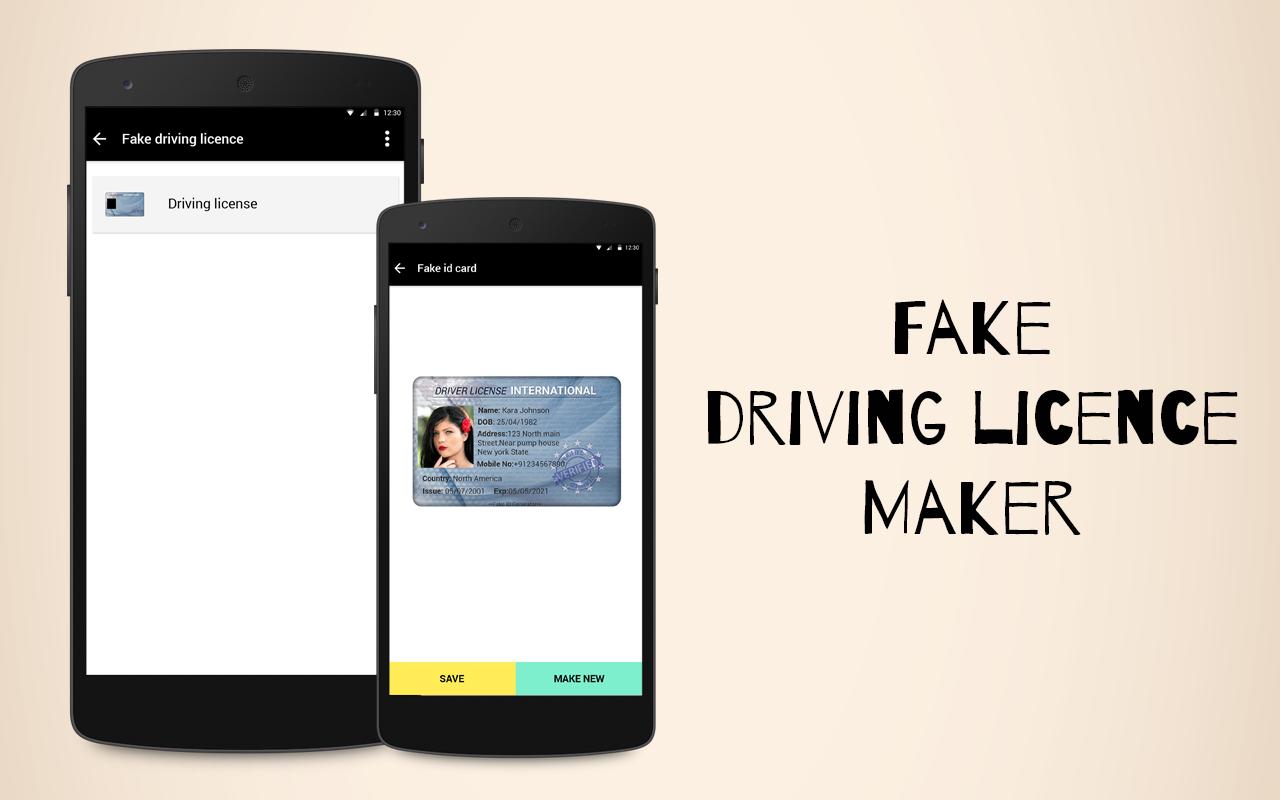 Download Fake Driving Licence India android on PC