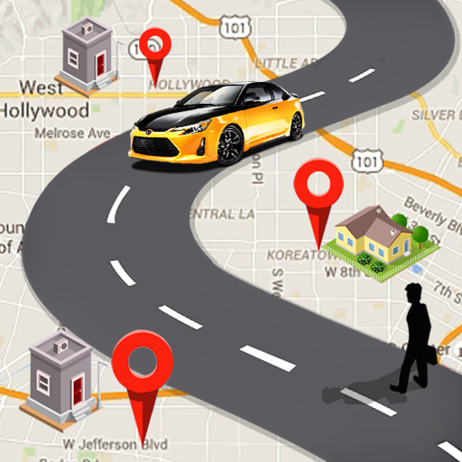 GPS Route Finder and Location