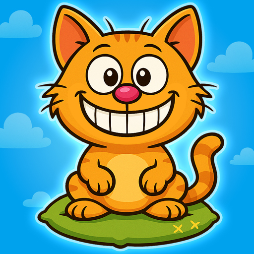Hungry cat: physics puzzle