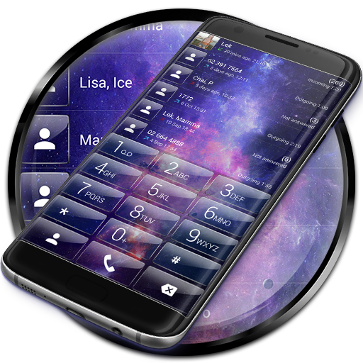 Dialer Theme GlassGalaxy drupe