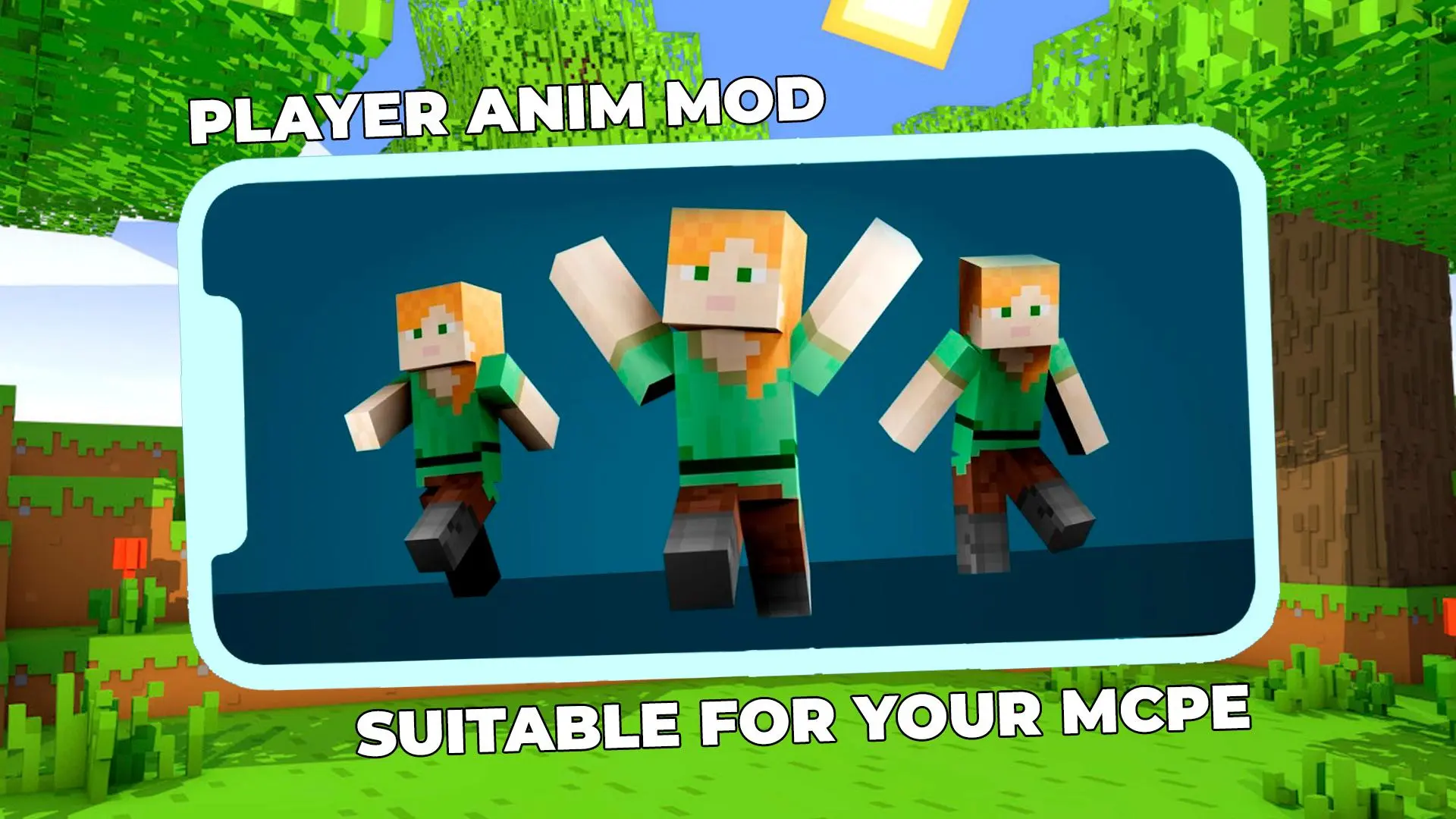 Download Player Animation Mod Minecraft android on PC