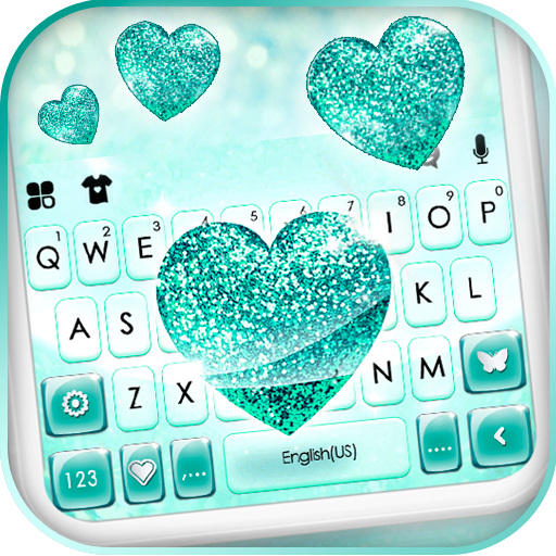 Glitter Heart Tema