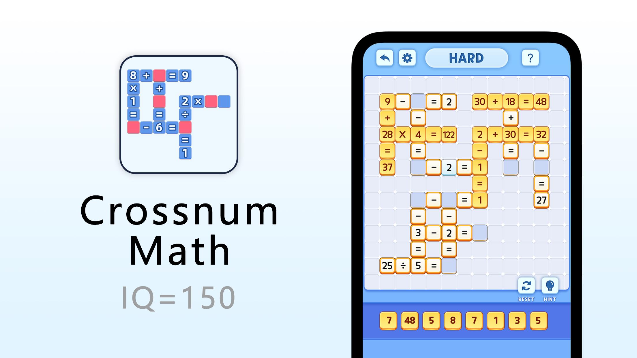Download CrossnumMath Crossword Puzzle android on PC