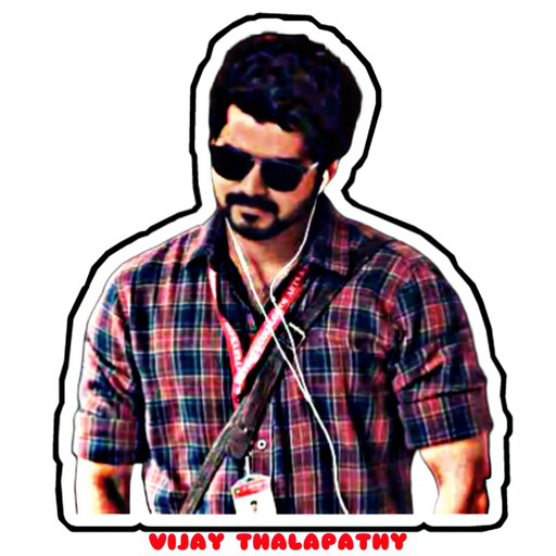 Vijay Thalapathy Stickers