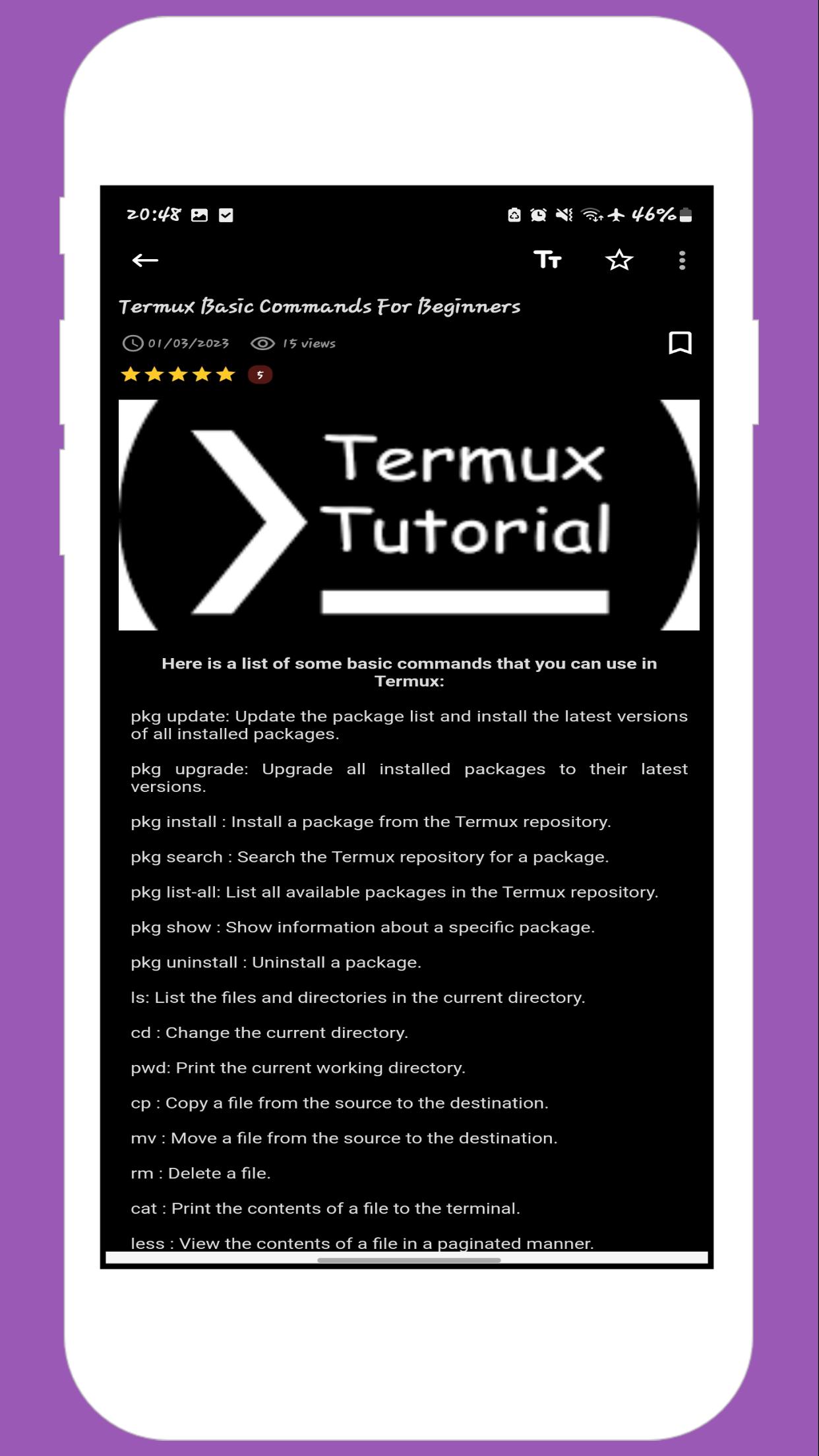 Скачать Termux Tool на ПК | Официальный представитель GameLoop