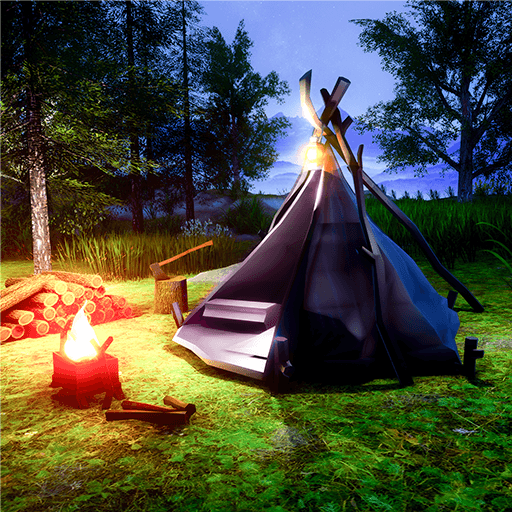 森林露營生存模擬3D