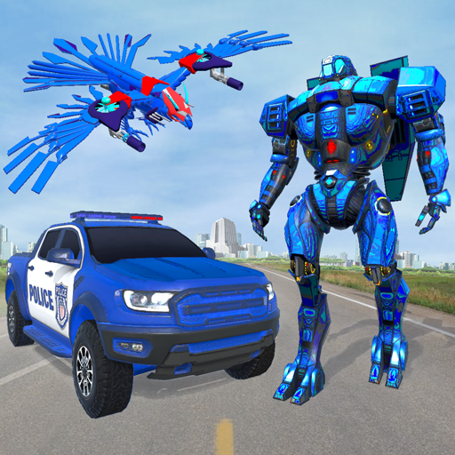 美國警方改造機器人汽車警察鷹遊戲