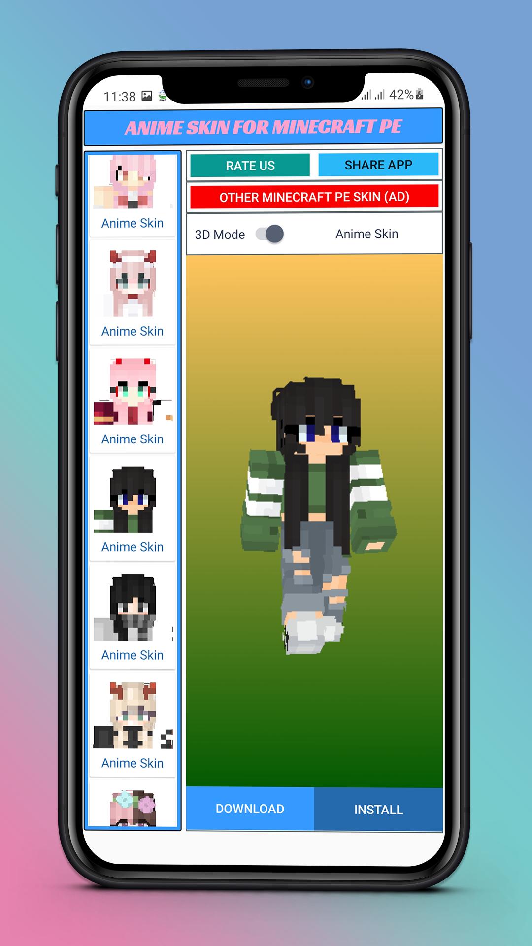 Descargar Anime Skin Minecraft Android en PC | GameLoop Oficial