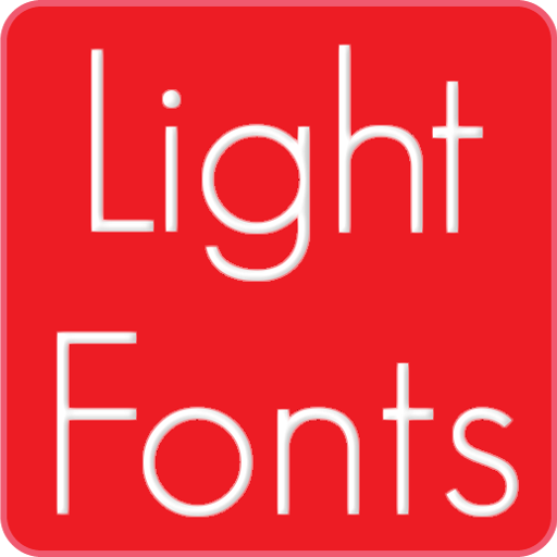 Light fonts for FlipFont