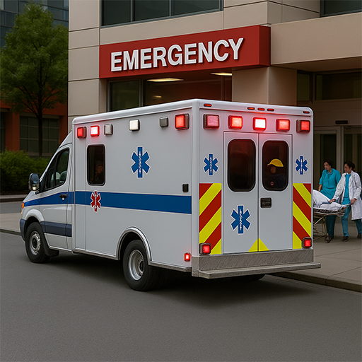 City Ambulance Driving Sim 3D