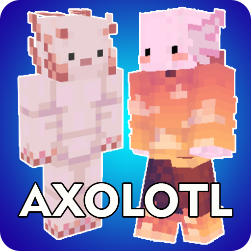 Axolotl Skins PE Minecraft