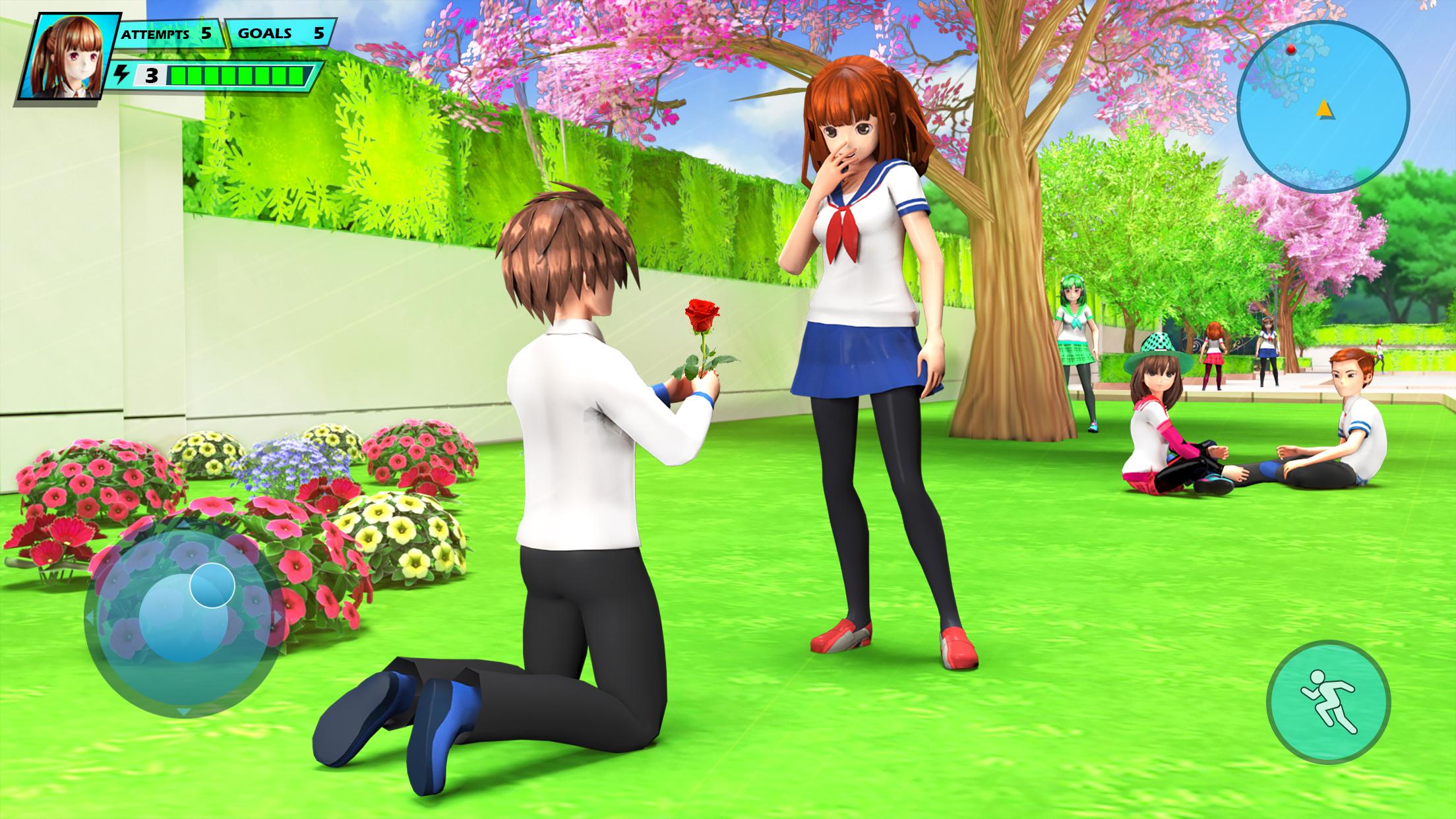 Baixe School Love Life: Anime Games no PC