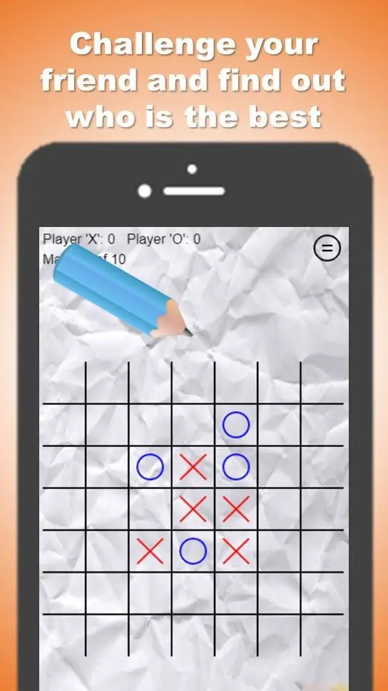 Ulitmate Tic Tac Toe Game - Free 3x3, 5x5, 7x7 Single Player or