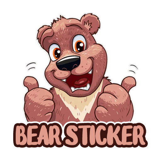 Cute Bear sticker WA