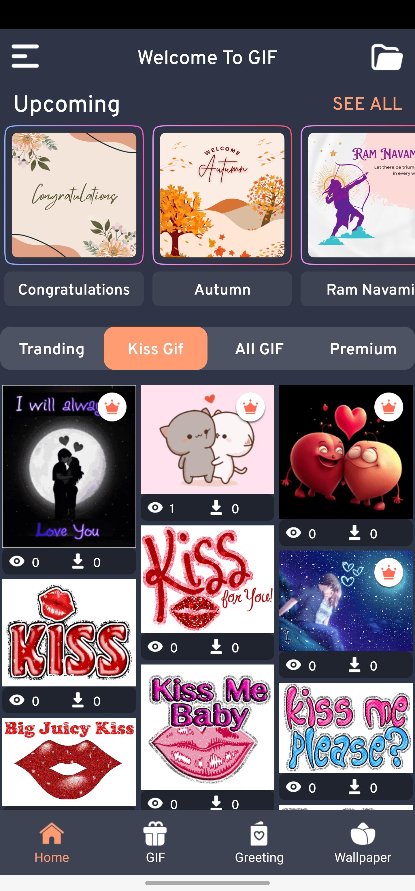 Download Kiss GIF Images Wallpapers android on PC