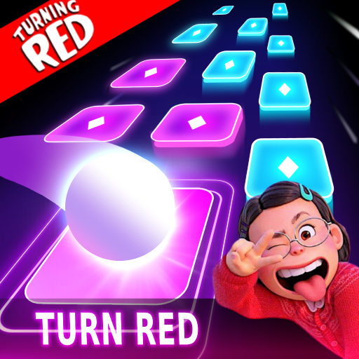 Turning red Tiles Hop