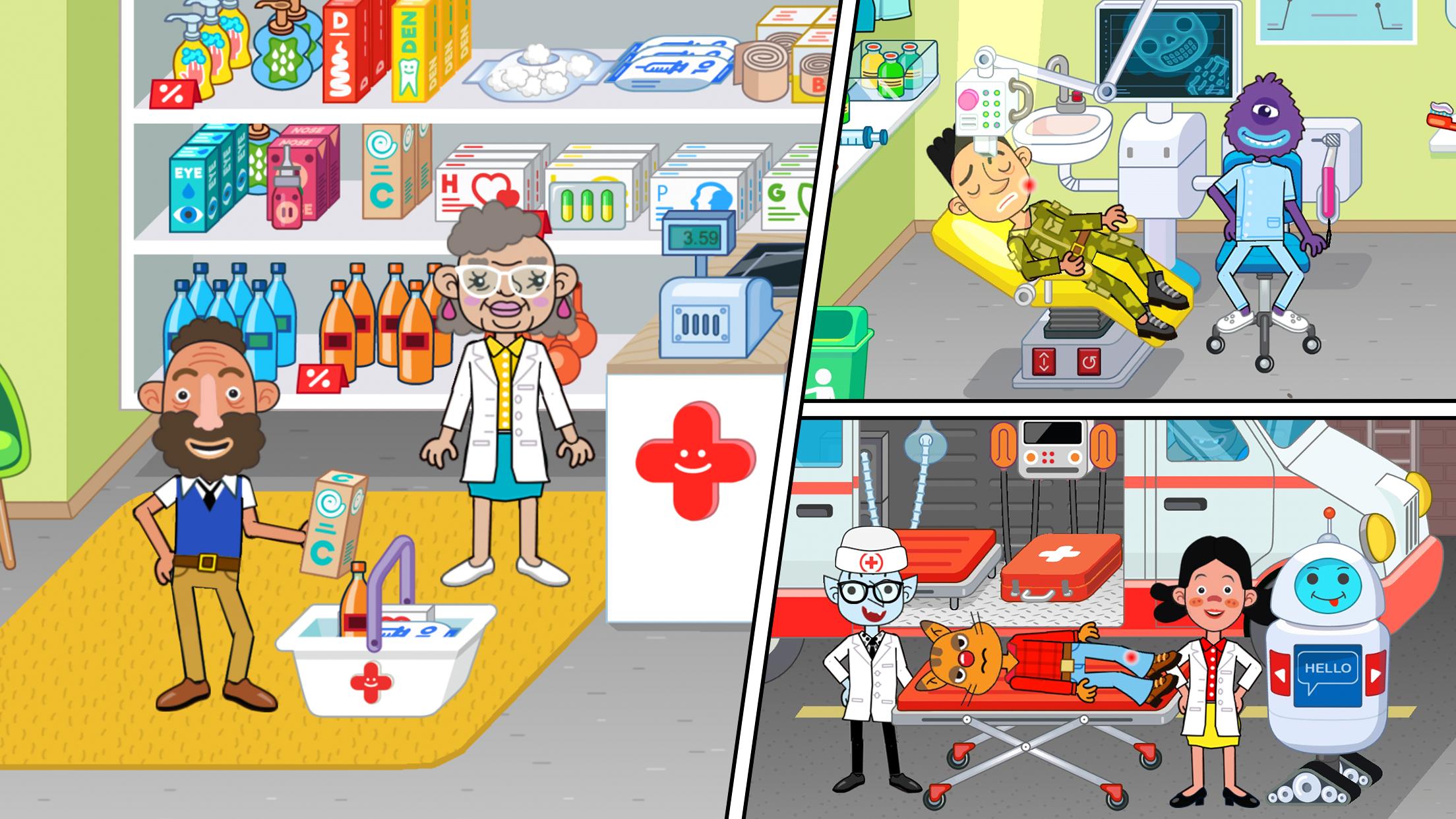 Скачать Pepi Hospital: Learn & Care на ПК | Официальный представитель  GameLoop