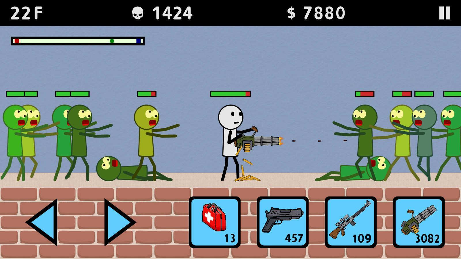 Скачать Stickman and Gun 3: Zombie Sho на ПК | Официальный представитель  GameLoop