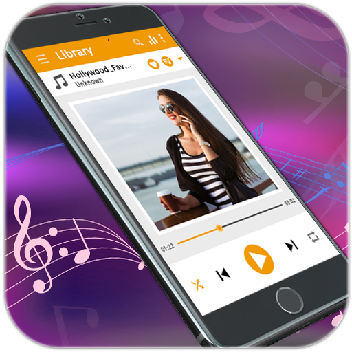 Music Player With Your Photo Background