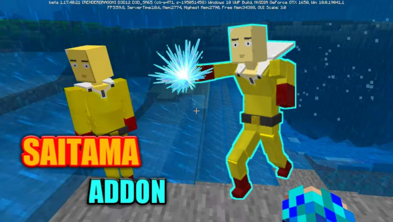 saitama mod for minecraft