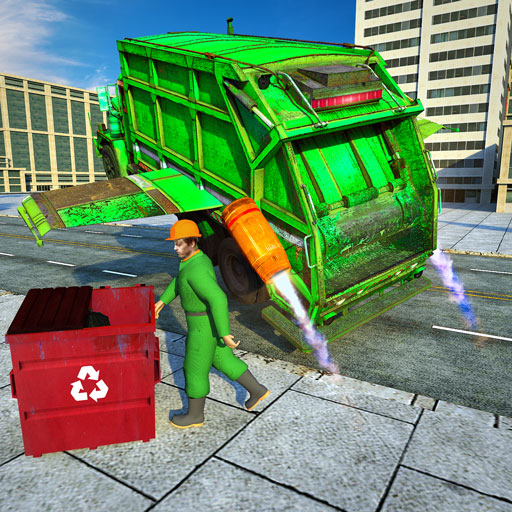 Flying Garbage Truck Simulator