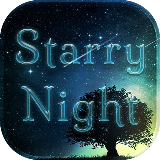 Starry night SMS theme